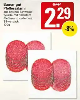 WEZ Bauerngut Pfeffersalami Angebot