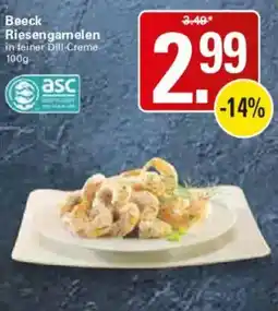WEZ Beeck Riesengamelen Angebot
