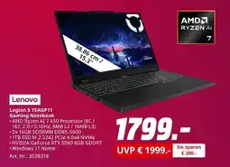 MediaMarkt Lenovo Legion 5 15AGP11 Gaming Notebook Angebot
