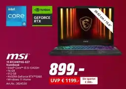 MediaMarkt msi Notebook Angebot