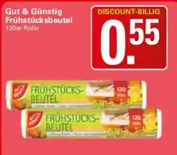 WEZ Gut & Günstig Frühstücksbeutel Angebot