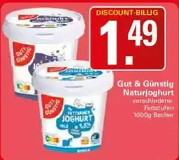 WEZ Gut & Günstig Naturjoghurt Angebot