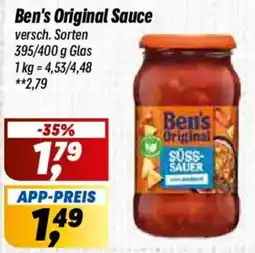 Simmel Ben's Original Sauce Angebot