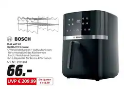 MediaMarkt BOSCH MAF 462 B1 Heißluftfritteuse Angebot