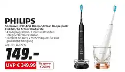 MediaMarkt PHILIPS Sonicare HX9914/57 DiamondClean Doppelpack Elektrische Schallzahnbürste Angebot