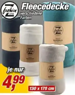 Posten Börse Fleece Decke fashion zone Angebot