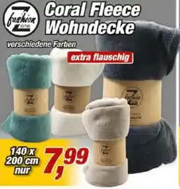 Posten Börse Coral Fleece Wohndecke Angebot