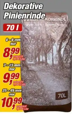Posten Börse Dekorative Pinienrinde Angebot