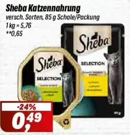 Simmel Sheba Katzennahrung Angebot