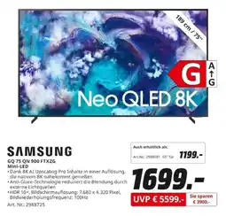 MediaMarkt SAMSUNG GQ 75 QN 900 FTXZG Mini-LED Angebot
