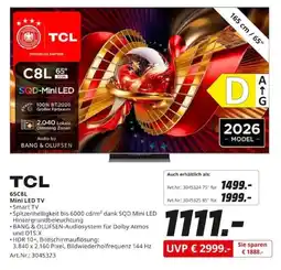 MediaMarkt TCL 65C8L Mini LED TV Angebot