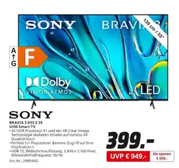MediaMarkt SONY BRAVIA 3 K55 S 35 Angebot