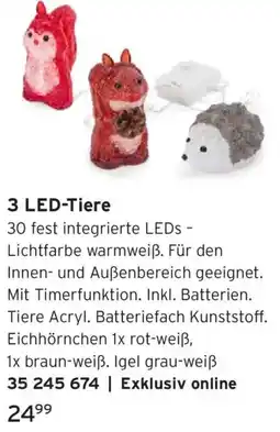 Tchibo 3 LED-Tiere Angebot