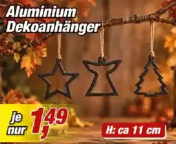 Posten Börse Aluminium Dekoanhänger Angebot