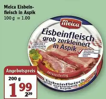 Globus Meica Eisbeinfleisch In Aspik Angebot