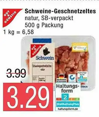 Marktkauf Schweine-geschnetzeltes Natur Sb-verpackt Angebot