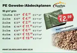 Stabilo Fachmarkt PE Gewebe-/Abdeckplanen KesTek Angebot