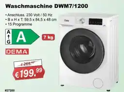 Stabilo Fachmarkt Waschmaschine DWM7/1200 DEMA Angebot