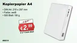 Stabilo Fachmarkt Kopierpapier A4 Angebot