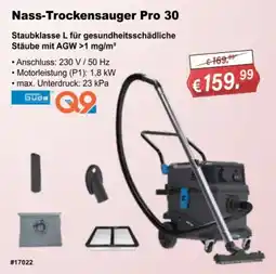 Stabilo Fachmarkt Nass-Trockensauger Pro 30 Angebot