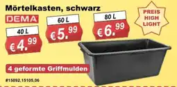 Stabilo Fachmarkt Mörtelkasten, schwarz Angebot