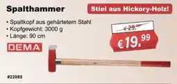 Stabilo Fachmarkt Spalthammer DEMA Angebot