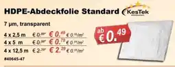 Stabilo Fachmarkt HDPE-Abdeckfolie Standard KesTek Angebot