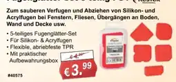 Stabilo Fachmarkt Fugenglättler Set 5-teilig TPR Angebot