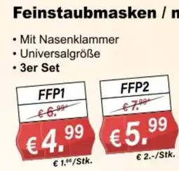 Stabilo Fachmarkt Feinstaubmasken Angebot