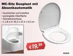 Stabilo Fachmarkt WC-Sitz Duoplast mit Absenkautomatik Angebot