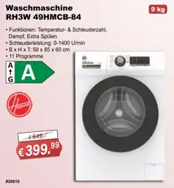 Stabilo Fachmarkt Waschmaschine RH3W 49HMCB-84 Hoover Angebot