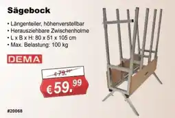 Stabilo Fachmarkt Sägebock DEMA Angebot