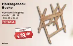 Stabilo Fachmarkt Holzsägebock Buche Angebot