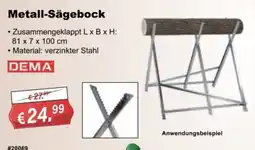 Stabilo Fachmarkt Metall-Sägebock DEMA Angebot