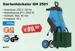 Stabilo Fachmarkt Gartenhäcksler GH 2501 GÜDE Angebot