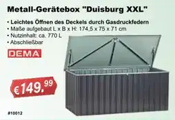Stabilo Fachmarkt Metall-Gerätebox "Duisburg XXL" DEMA Angebot