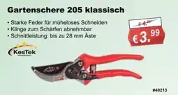 Stabilo Fachmarkt Gartenschere 205 klassisch KesTek Angebot
