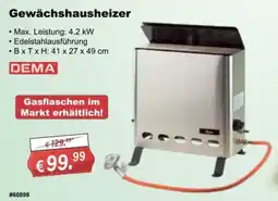 Stabilo Fachmarkt Gewächshausheizer DEMA Angebot