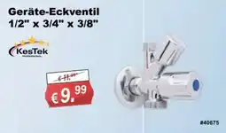 Stabilo Fachmarkt Geräte-Eckventil Kestek Angebot