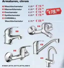 Stabilo Fachmarkt CORNWALL Waschtischarmatur Angebot