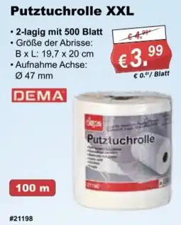 Stabilo Fachmarkt Putztuchrolle XXL DEMA Angebot