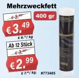 Stabilo Fachmarkt Mehrzweckfett STABILO Angebot