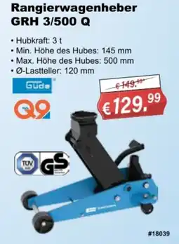 Stabilo Fachmarkt Rangierwagenheber GRH 3/500 Q Gude Angebot