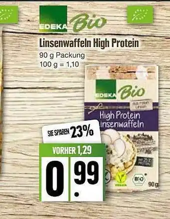 Edeka Linsenwaffeln High Protein Angebot