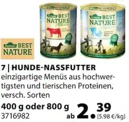 Dehner Dehner best nature hunde-nassfutter Angebot