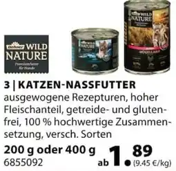 Dehner Dehner wild nature katzen-nassfutter Angebot