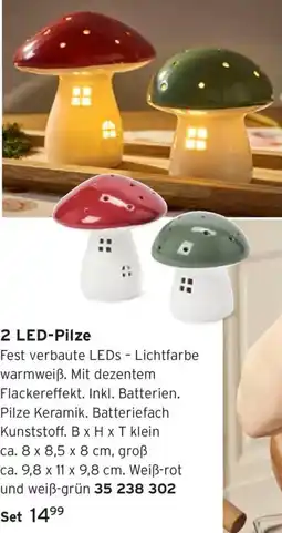 Tchibo 2 LED-Pilze Angebot