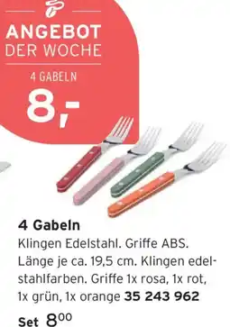 Tchibo 4 Gabeln Angebot
