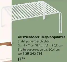 Tchibo Ausziehbarer Regalorganizer Angebot
