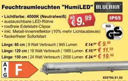 Stabilo Fachmarkt BLULAXA Feuchtraumleuchten "HumiLED" Angebot